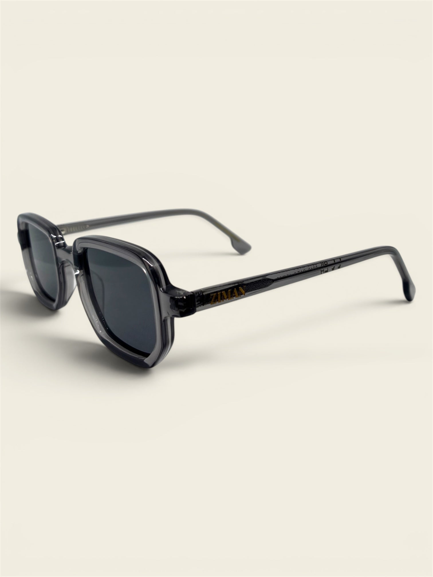 Lunettes soleil ZIMAN rectangle - détail monture métal - qualité premium