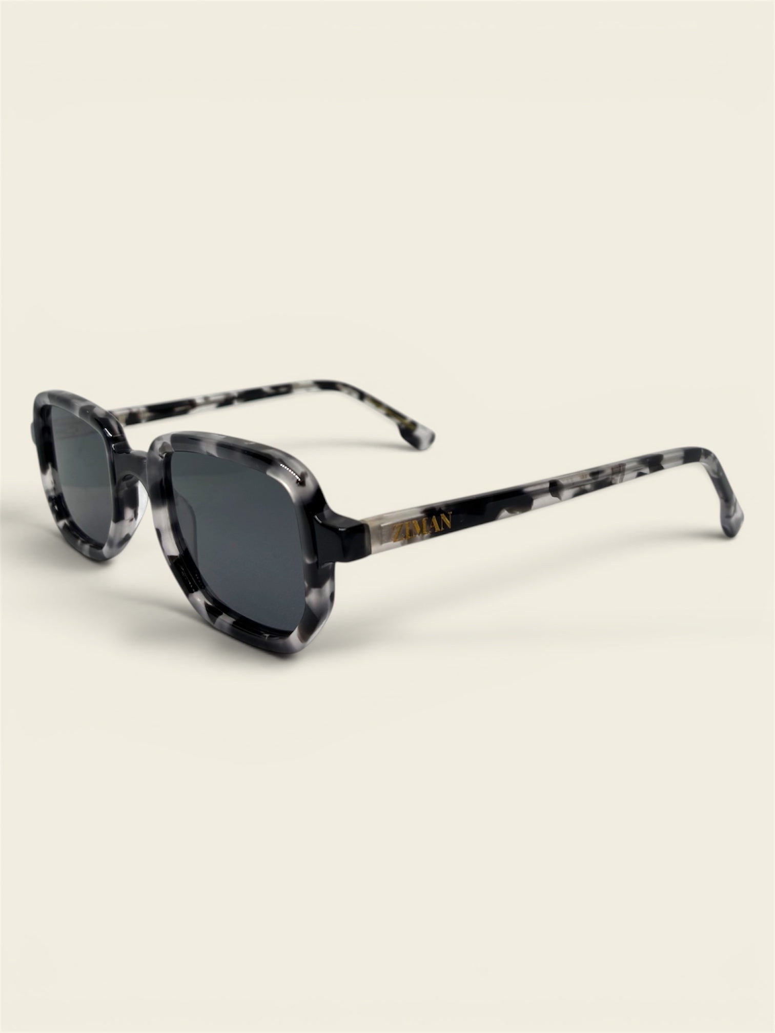 Lunettes de soleil ZIMAN monture fine rectangle - collection Atlas - teinte variante
